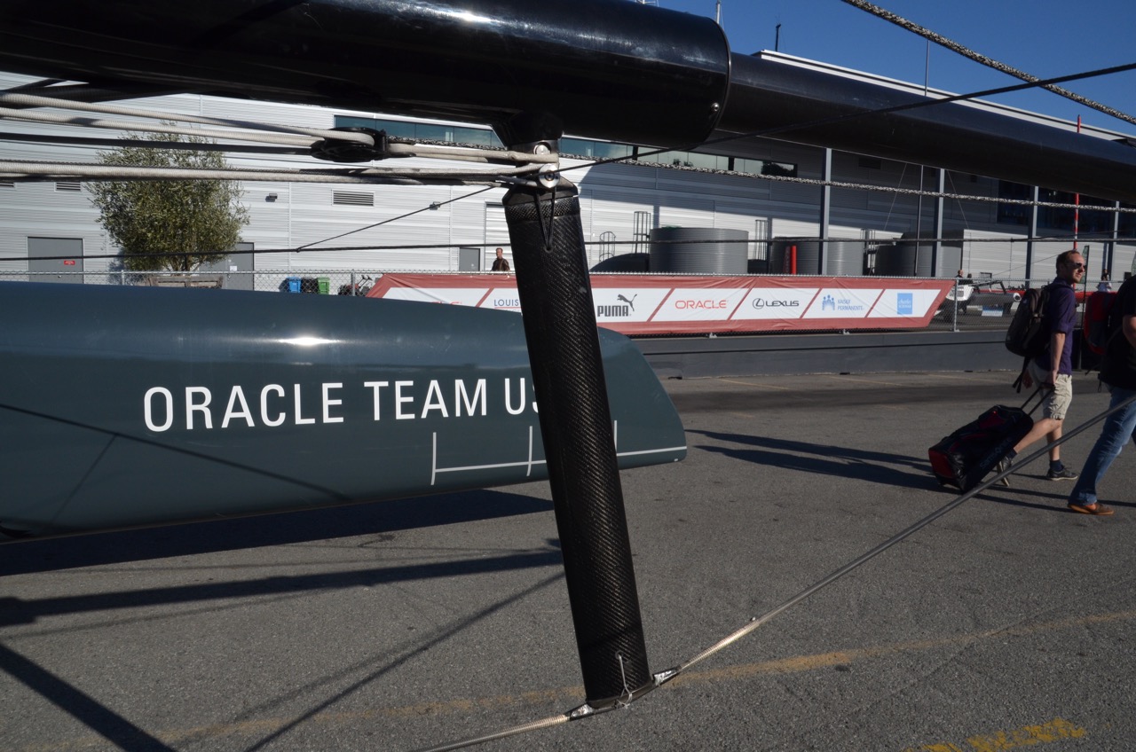 America's Cup - AC45 yacht - forward kingpost