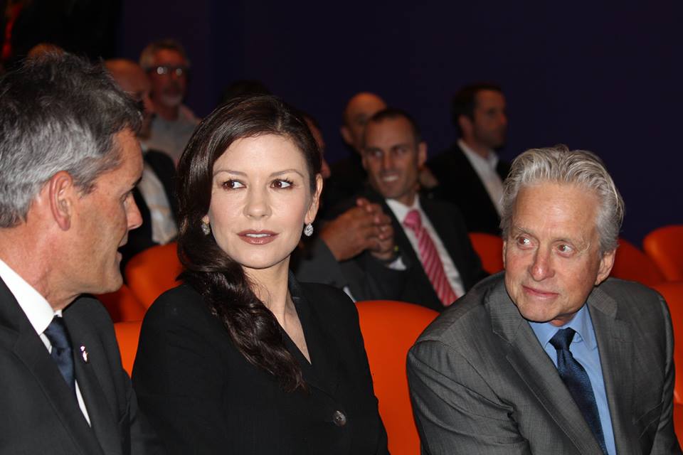 America's Cup CATHERINE ZETA JONES AND MICHAEL DOUGLAS