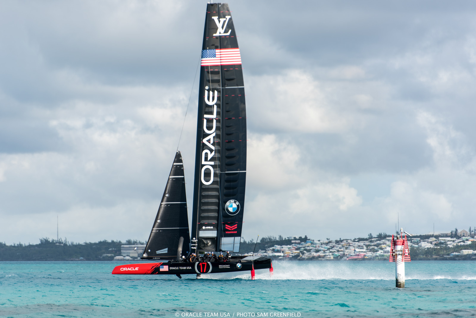 15/02/16 - Hamilton (BDA) - 35th America's Cup Bermuda 2017 - ORACLE TEAM USA - AC45T training