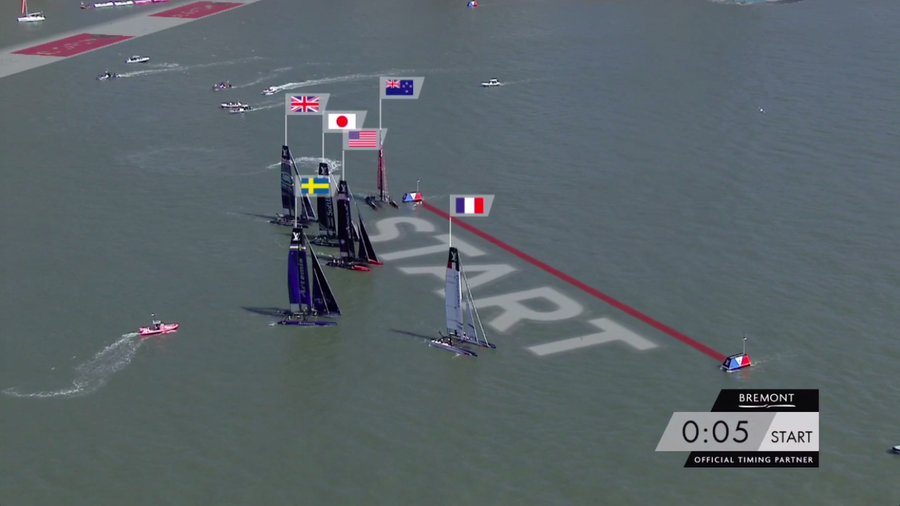 Team New Zealand in trouble at start of America's Cup World Series in New York 
