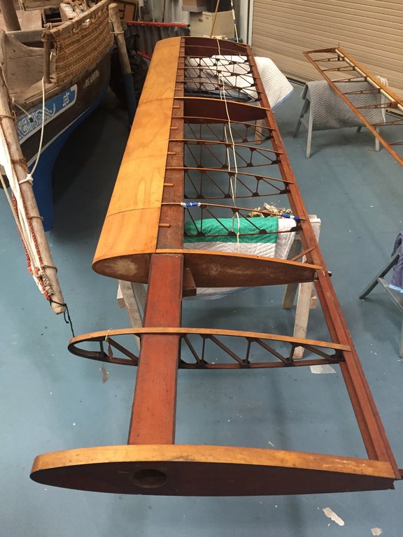 Wingsail for Gordon Baker's Monitor hydrofoil monohull sailboat for US Navy 