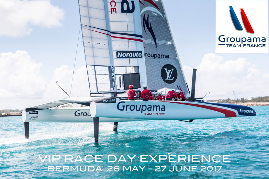 America's Cup VIP Experience on board superyacht Arabella with Groupama Team France