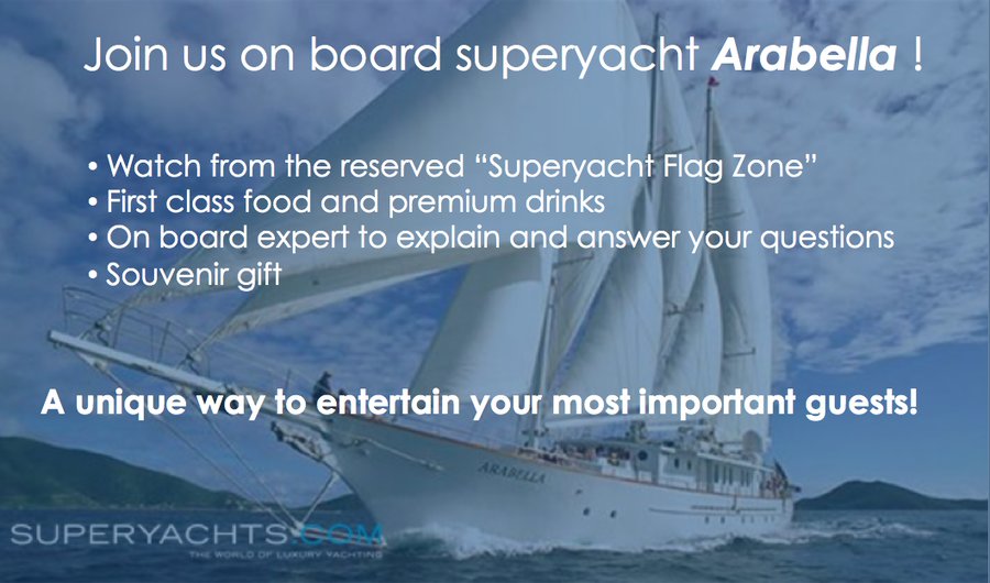 America's Cup VIP Experience on board superyacht Arabella with Groupama Team France