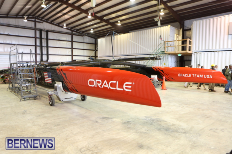 America's Cup Oracle's AC45x - scheduled to be sailing on May 1st on Bermuda's Great Sound