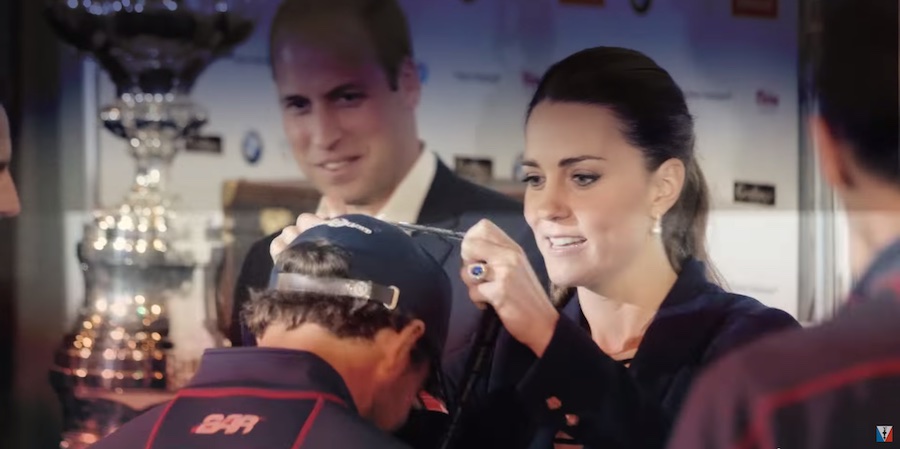 America's Cup The Duke and Duchess of Cambridge awarded the prizes. 
